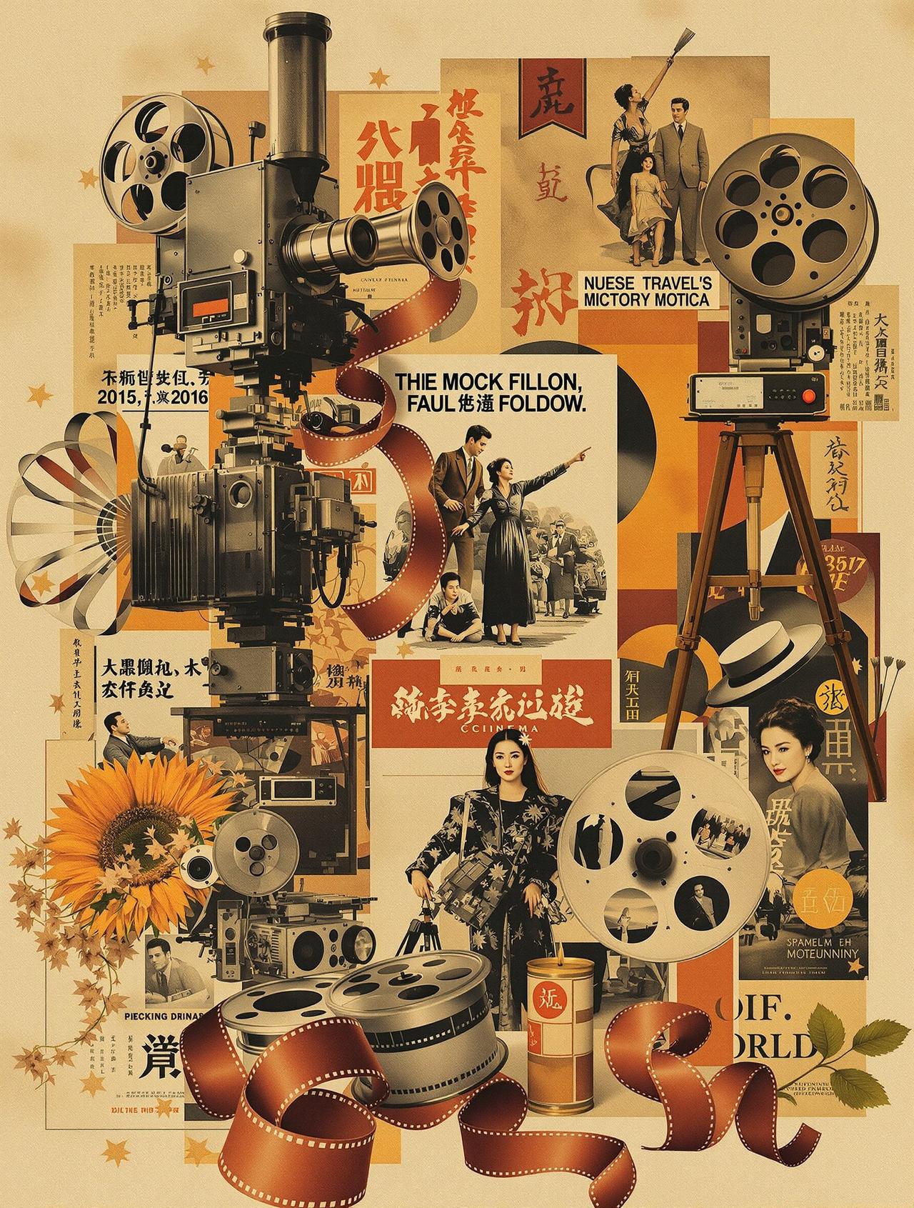 华语电影百年 - 午夜成人视频专题栏目封面，含25部视频与15篇文章